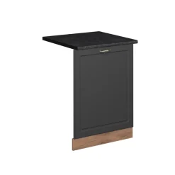 Vicco Geschirrspülblende "Fame-Line", Anthrazit-Gold Landhaus, 60 cm , AP Anthrazit