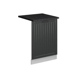 Vicco Geschirrspülblende "Fame-Line", Anthrazit Landhaus, 60 cm , AP Anthrazit