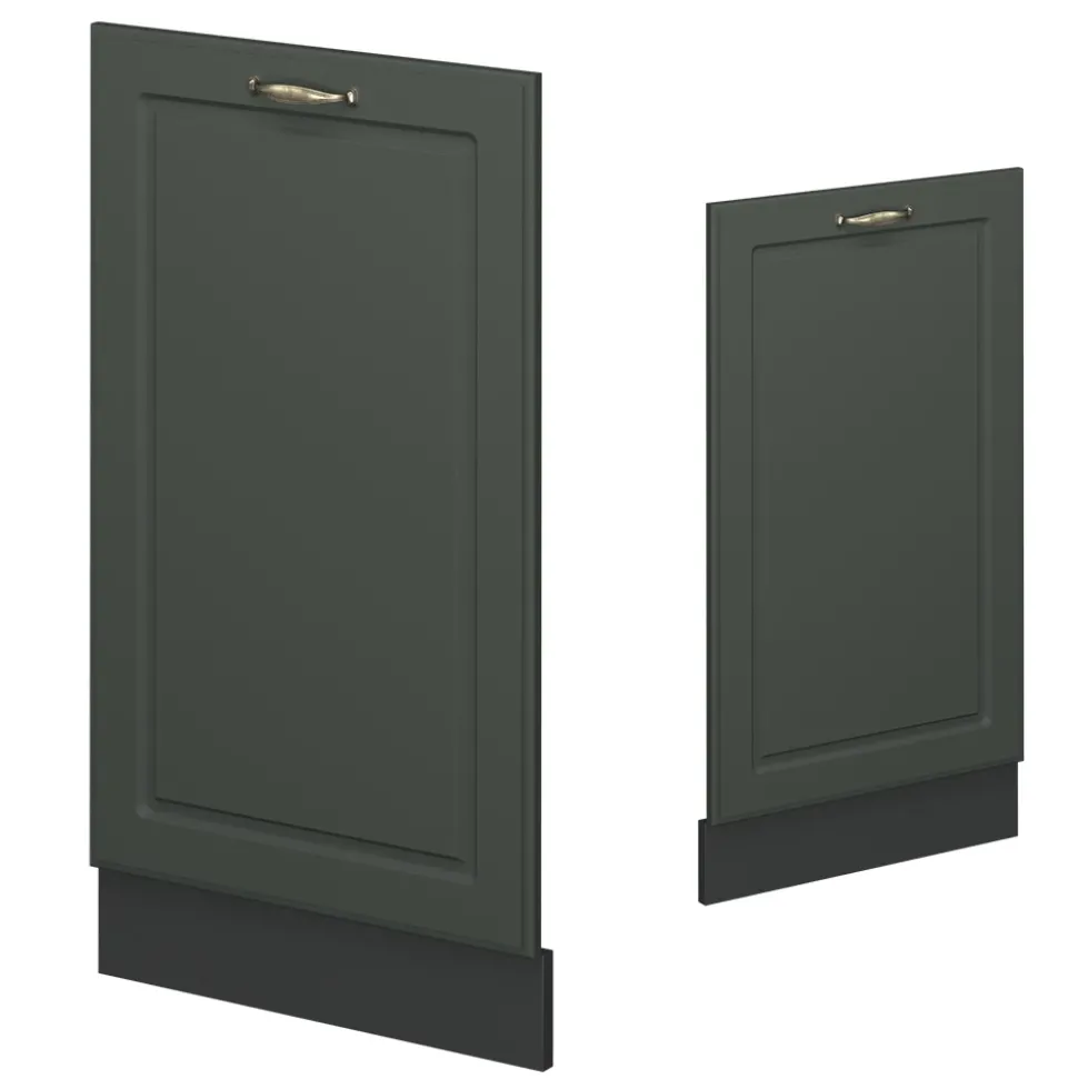 Vicco Geschirrspülblende "Fame-Line", Grün-Gold Landhaus, 45 cm ohne Arbeitsplatte