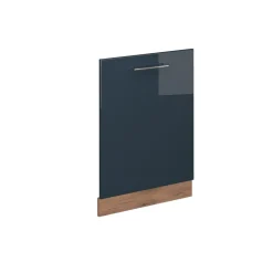 Vicco Geschirrspülblende "Fame-Line", Dunkelblau Hochglanz, 60 cm ohne Arbeitsplatte