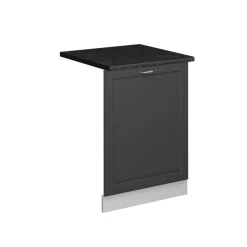 Vicco Geschirrspülblende "Fame-Line", Anthrazit-Gold Landhaus, 60 cm , AP Anthrazit