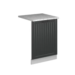 Vicco Geschirrspülblende "Fame-Line", Anthrazit Landhaus, 60 cm , AP Marmor