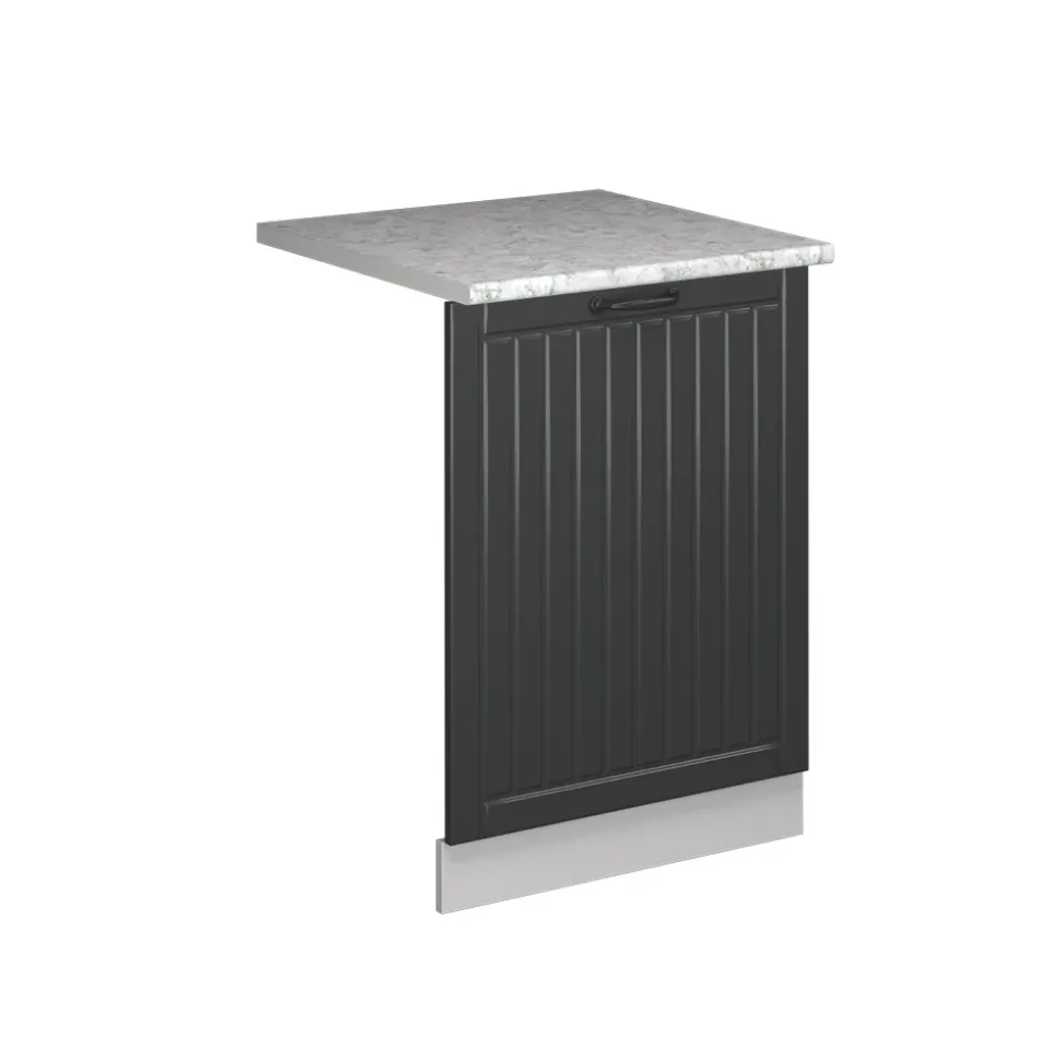 Vicco Geschirrspülblende "Fame-Line", Anthrazit Landhaus, 60 cm , AP Marmor