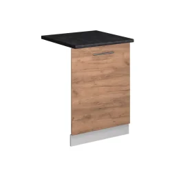 Vicco Geschirrspülblende "Fame-Line", Goldkraft Eiche, 60 cm , AP Anthrazit