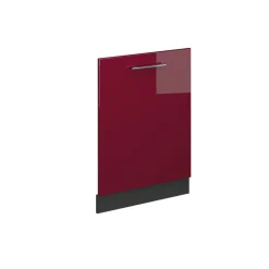 Vicco Geschirrspülblende "Fame-Line", Bordeaux Hochglanz, 60 cm ohne Arbeitsplatte