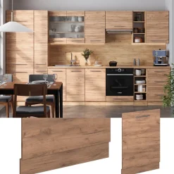 Vicco Geschirrspülblende "Fame-Line", Goldkraft Eiche, 60 cm ohne Arbeitsplatte