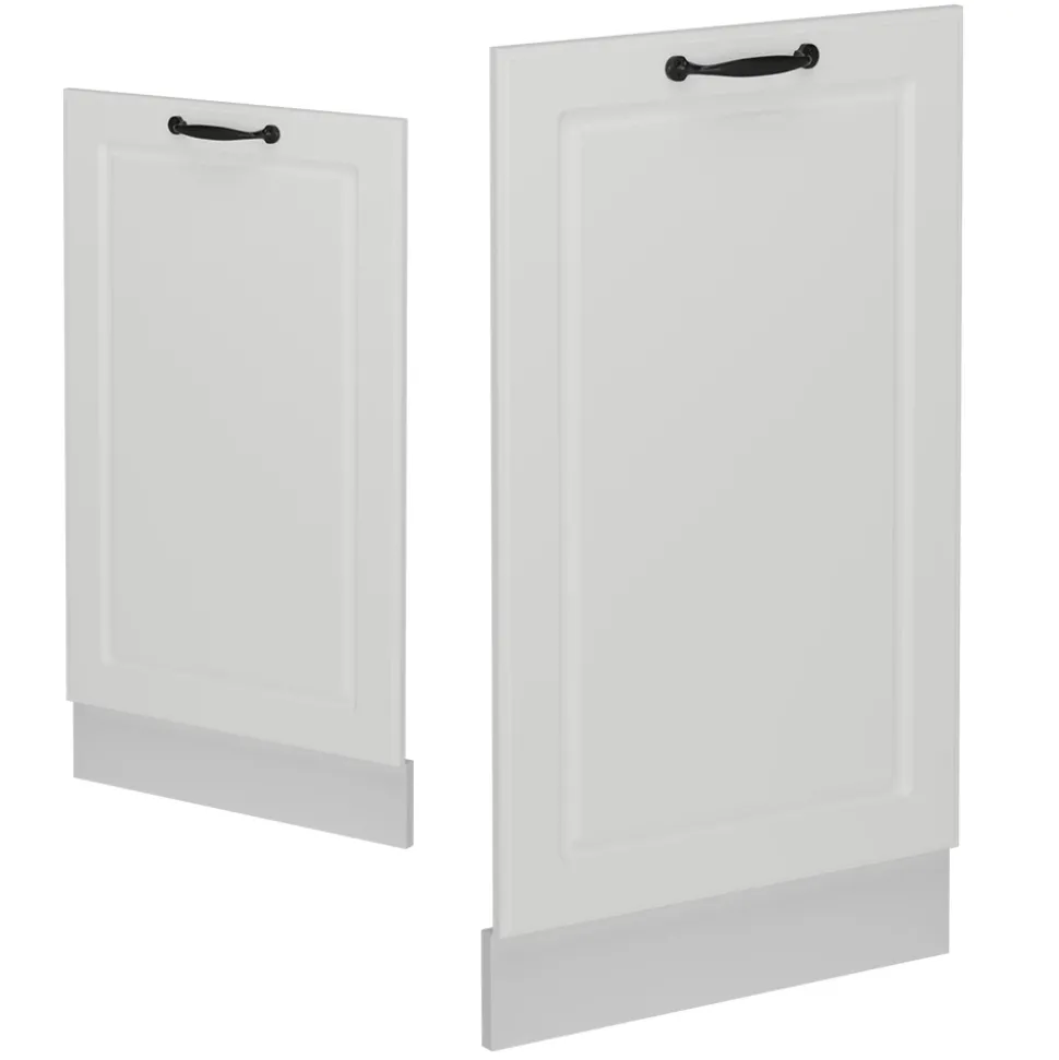 Vicco Geschirrspülblende "R-Line", Weiß Landhaus, 45 cm ohne Arbeitsplatte