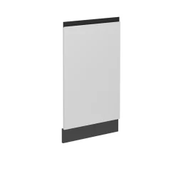 Vicco Geschirrspülblende R-Line, Geschirrspüler Fronttür, Weiß, 45 cm ohne Arbeitsplatte