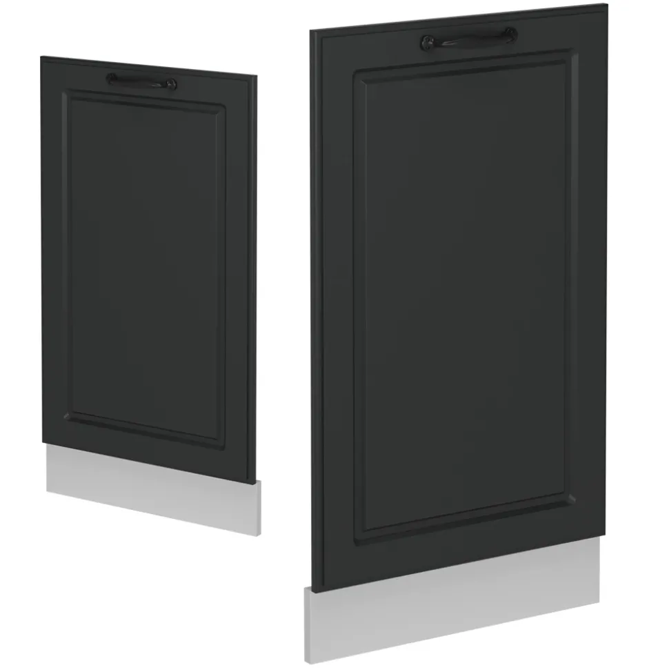 Vicco Geschirrspülblende "R-Line", Anthrazit Landhaus, 45 cm , AP Anthrazit