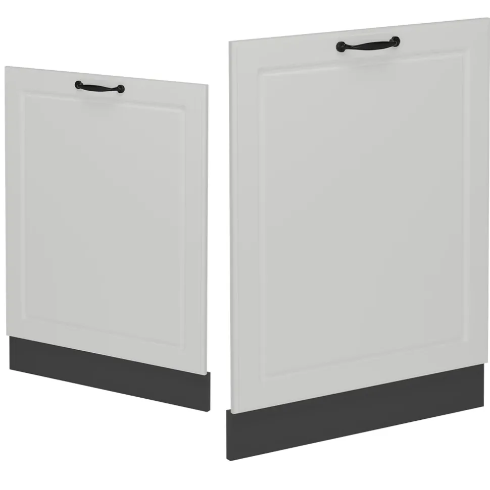 Vicco Geschirrspülblende "R-Line", Weiß Landhaus, 60 cm ohne Arbeitsplatte