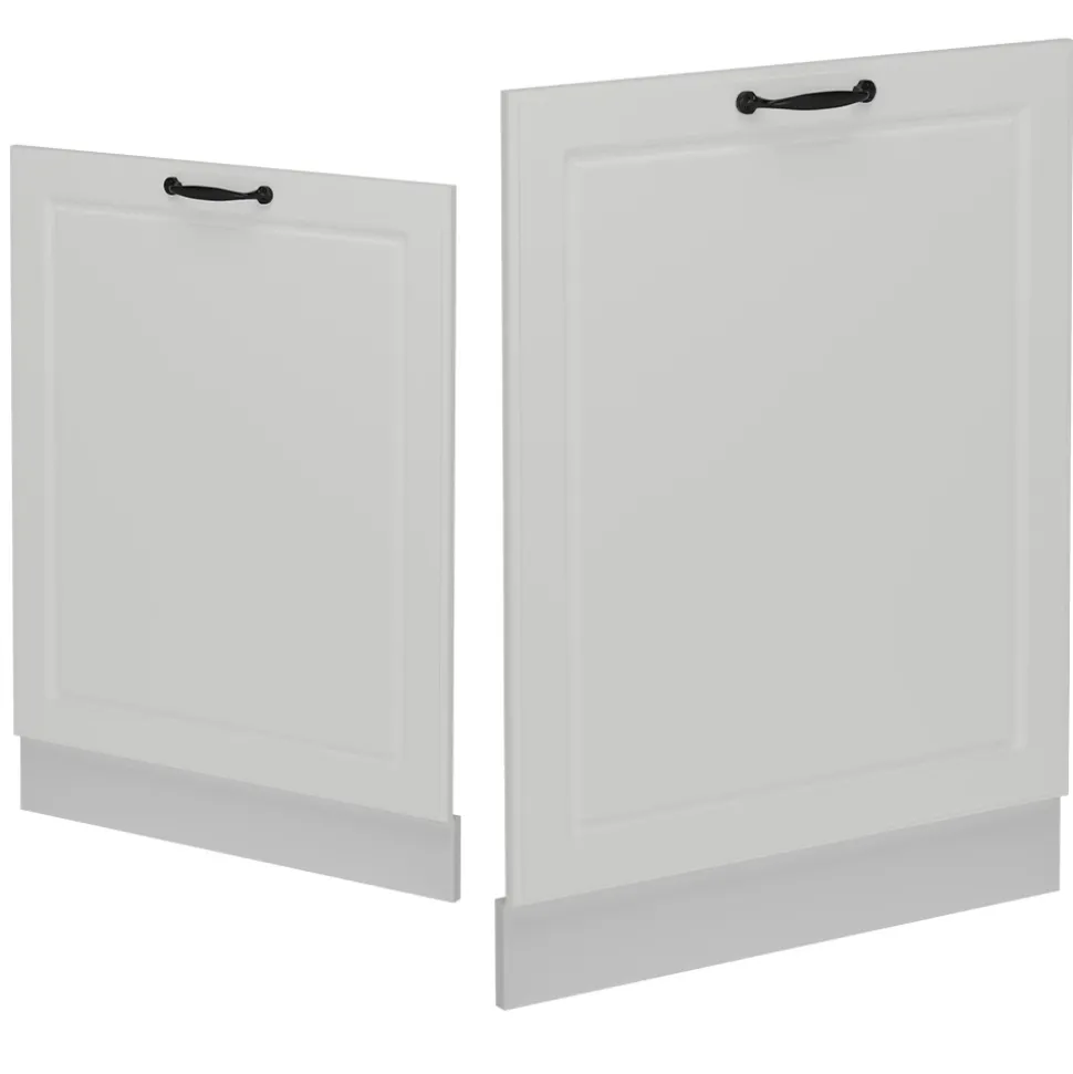 Vicco Geschirrspülblende "R-Line", Weiß Landhaus, 60 cm ohne Arbeitsplatte