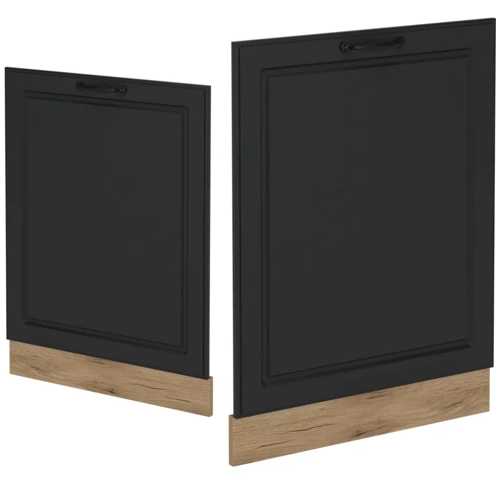 Vicco Geschirrspülblende "R-Line", Anthrazit Landhaus, 60 cm , AP Anthrazit