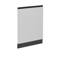 Vicco Geschirrspülblende R-Line, Geschirrspüler Fronttür, Weiß, 60 cm ohne Arbeitsplatte