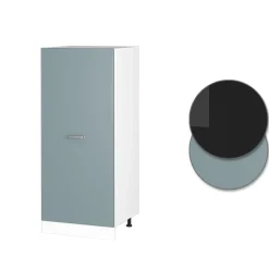 Vicco Herdumbauschrank R-Line, Küchenkommode, Blau-Grau/Weiß, 60 cm