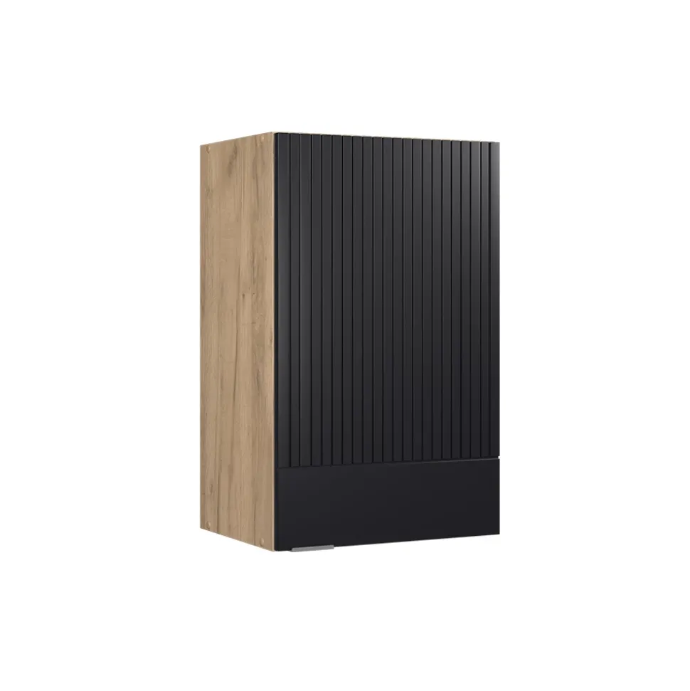 Vicco Hängeschrank Fame-Line, hängender Küchenschrank, Schwarz gestreift, 45 cm