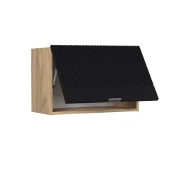 Vicco Hängeschrank "Fame-Line", Schwarz gestreift, 60 cm Flach