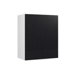 Vicco Hängeschrank Fame-Line, hängender Küchenschrank, Schwarz gestreift, 60 cm