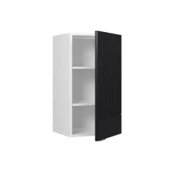 Vicco Hängeschrank Fame-Line, hängender Küchenschrank, Schwarz gestreift, 40 cm