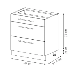Vicco Küchenunterschrank 