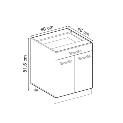 Vicco Küchenunterschrank 