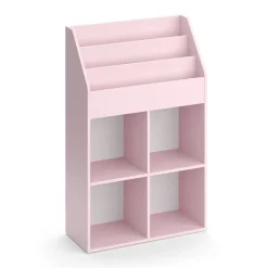 Vicco Kinderregal Rosa Luigi ohne Faltboxen - 72x114x31 cm aus Spanplatte - Bücherregal ideal fürs Kinderzimmer, perfekte Ordnung für Lieblingsbücher und Spielzeuge