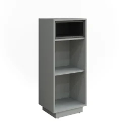 Vicco Midischrank Grau/Anthrazit Beatrice 38x93x30 cm - Aufbewahrungsschrank, Viel Stauraum für Handtücher, Kosmetik & Pflegeprodukte