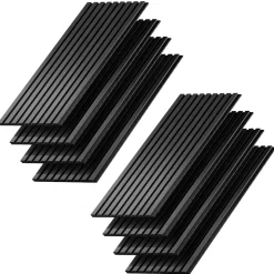 Vicco Wandpaneele "Akustikpaneel", Eiche Schwarz, 8 Stück