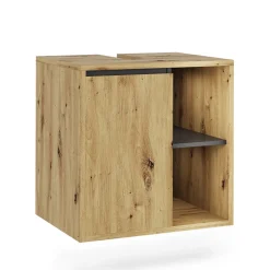 Vicco Waschbeckenunterschrank Artisan/Grau Viola 60x60x46 cm - Unterschrank für das Badezimmer, Leichte Reinigung des Bodens dank wandhängender Montage