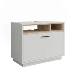 Vicco Waschbeckenunterschrank "Beatrice", Weiß/Sonoma, 80 x 64 cm mit Schublade