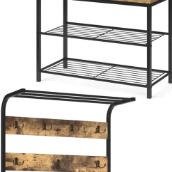 Wandgarderobe Fyrk Antikholz 70 x 190 cm Vicco