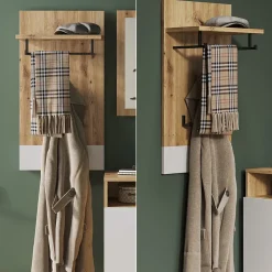 Wandgarderobe Selena Weiß/Artisan 44 x 83 cm Vicco