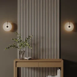 Wandpaneele Akustikpaneel Braun 8 Stück Vicco