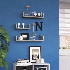 Wandregal Beton 60 x 10 cm 3er Set Vicco