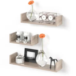 Wandregal Sonoma 60 x 10 cm 3er Set Vicco