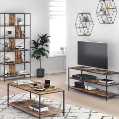 Wandregal Fyrk Antikholz 51 x 52 cm Eckform Vicco