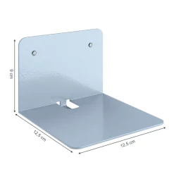 Wandregal Ghost Grau 12.5 x 9 cm 4er Set Vicco