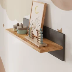 Wandregal Kinderzimmer Malia Grau/Artisan 70 x 20 cm Vitalispa