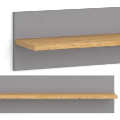 Wandregal Malia Grau 70 x 20 cm Vitalispa