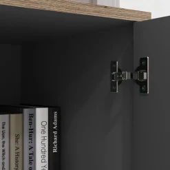 Wandschrank Tetrix Anthrazit 63 x 75 cm mit 2 Türen Vicco