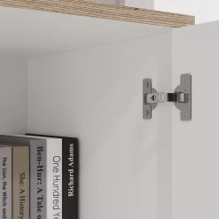 Wandschrank Tetrix Weiß 63 x 75 cm mit 2 Türen Vicco