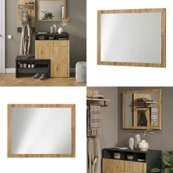 Wandspiegel Selena Artisan-Eiche 70 x 55 cm Vicco