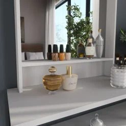 Wandspiegel Sherry Weiß 70 x 65 cm Vicco