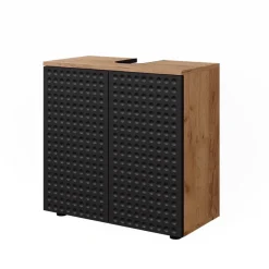 Waschbeckenunterschrank Irma Anthrazit gepunktet 60 x 59 cm Vicco