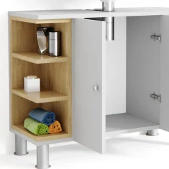 Waschbeckenunterschrank Aquis Weiß 79.6 x 64 cm Vicco