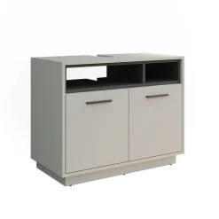 Waschbeckenunterschrank Beatrice Grau 80 x 64 cm Vicco