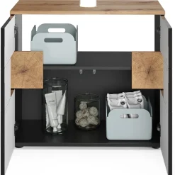 Waschbeckenunterschrank Eden Anthrazit 73.1 x 64 cm Vicco