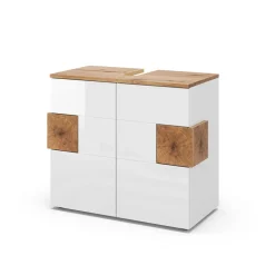 Waschbeckenunterschrank Eden Weiß 73.1 x 64 cm Vicco