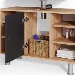 Waschbeckenunterschrank Fynn Anthrazit 80 x 54 cm Vicco