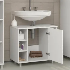 Waschbeckenunterschrank Fynn Weiß 60 x 54 cm Vicco