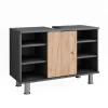 Waschbeckenunterschrank Fynn Anthrazit/Goldkraft Eiche 80 x 54 cm Vicco